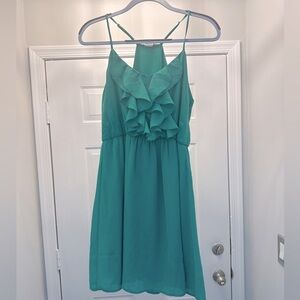 Francesca’s summer/spring green dress, size medium